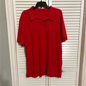NWOT Calvin Klein Men's Vibrant Red Polo Shirt